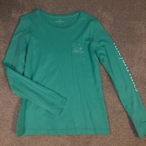Green Vineyard Vines Long Sleeve
